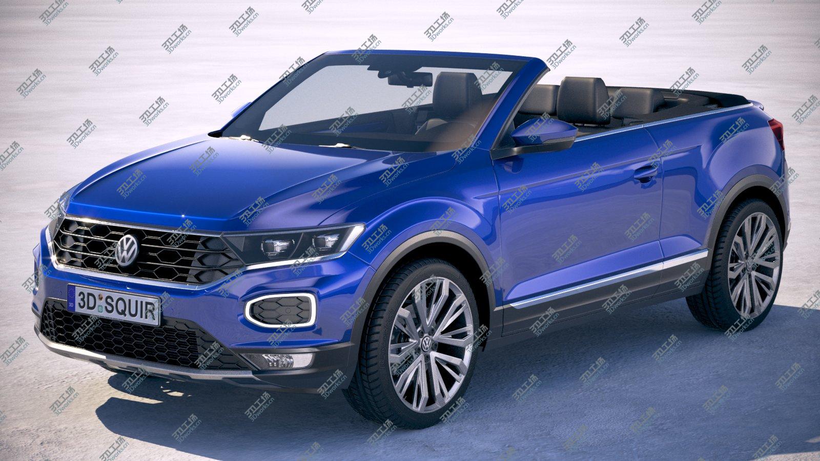 images/goods_img/202105074/Volkswagen T-Roc cabrio 2020 3D model/1.jpg